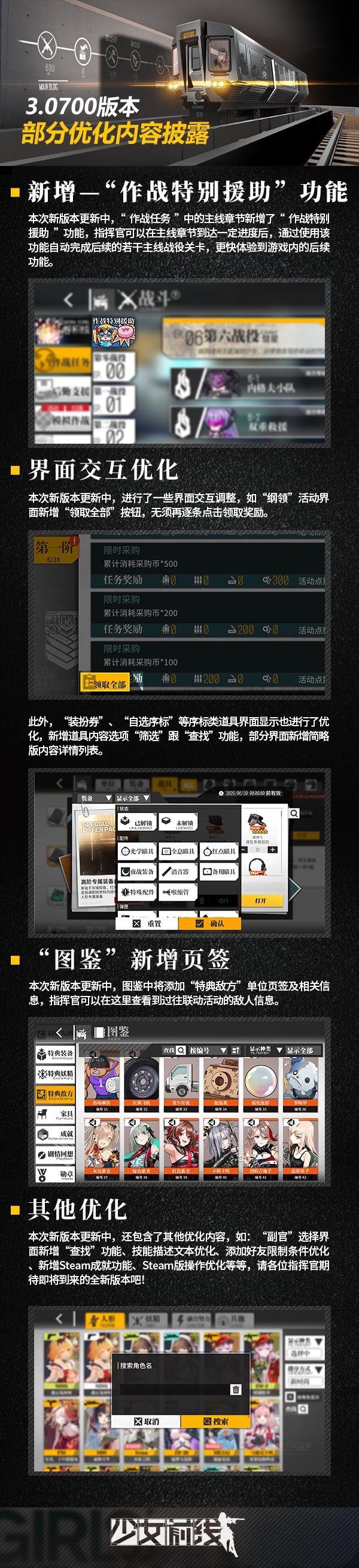 Official client update overview from MICA. More details below.